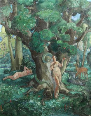 Pavel Semyonovich Naumov : Adam and Eve