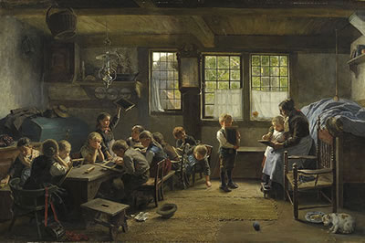 Wilhelm Claudius : DIE DORFSCHULE