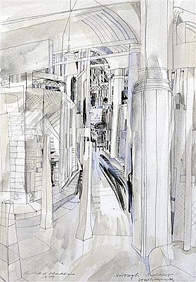 Richard Demarco : Borough Market, Southwark