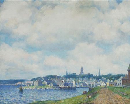 Carl Nordell : New England Coast Town