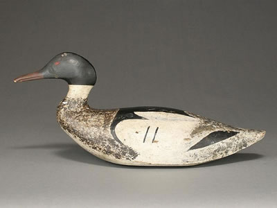 George Huey : Fine merganser drake