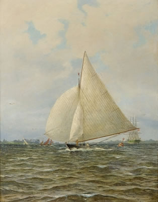 Hjalmar Johnsen : English Race, The Thames