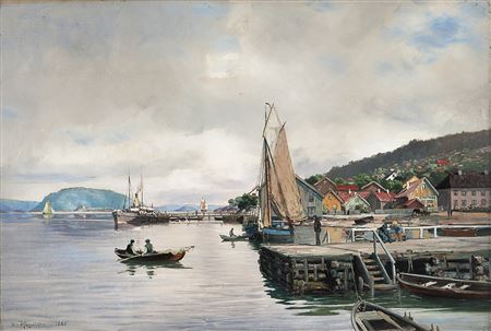 Nils Severin Lynge Hansteen : From Drøbak