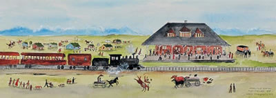 Irene McCaugherty : HANEYVILLE STATION, FORT MACLEOD,1898