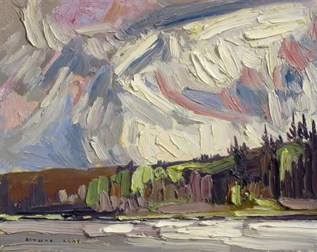 Arthur George Lloy : CLOUDS OVER MOORE LAKE; 1975