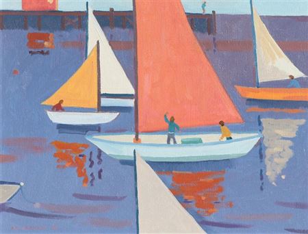 Colin D Graham : RED SAIL; 1995