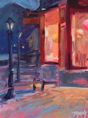 Diana Zasadny : BOUTIQUE AT NIGHT, CANMORE; 2011