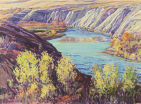 Bill (William) Frederick Duma : BEND IN THE CROWSNEST RIVER