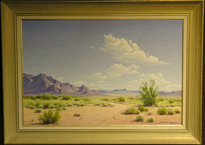 Norman Yeckley : Desert Landscape