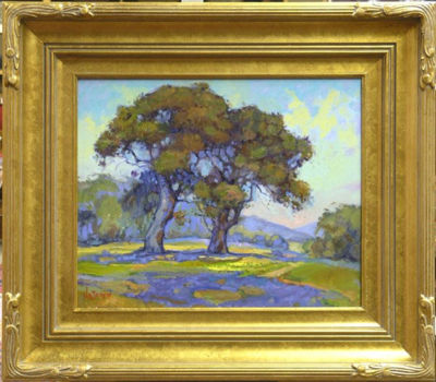 James Slay : Landscape with Oaks