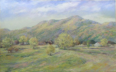 Louise Noack Gray : Hills Near Clearlake (1980)