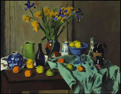 William Goodridge Roberts : Still Life with Irises