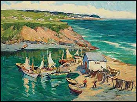 Rita Mount : Village de L'Anse-aux-Gascons, Gaspé, Que.