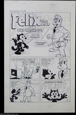 Joe Oriolo : Original Art for Felix the Cat #98, Complete Book (Harvey, 1958)