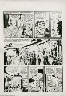 Jerry Robinson : Batman #13, page 4 Original Art (DC, 1942).