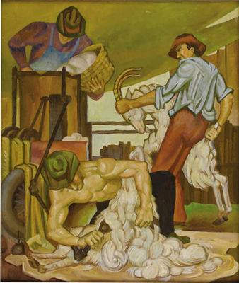 James Buchanan Winn : Sheep Shearing