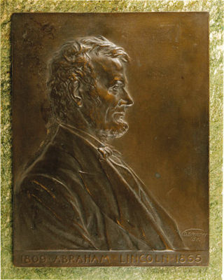 Victor Brenner : Lincoln Plaque