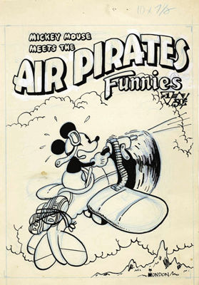 Bobby London : Air Pirates Funnies #1 Cover Original Art