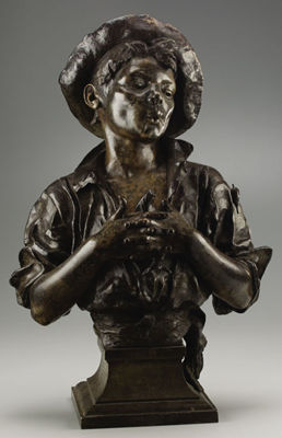 Eugene Blot : Bust of a Young Fisherman, 19th Century