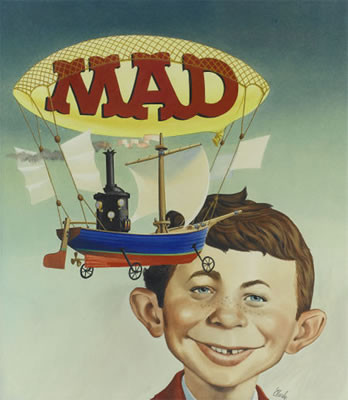 Bob (Robert J) Clarke : THE WORST FROM MAD #8 COVER PAINTING