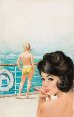 Bruce Minney : Voluptuous Voyage, paperback cover, 1962