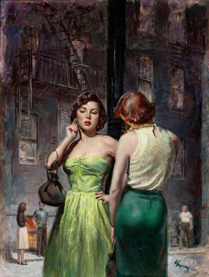 Sam Cherry : Back Alley Chat, paperback cover, c. 1950s