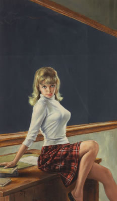 Paul Rader : Teacher's Pet, paperback cover, 1963