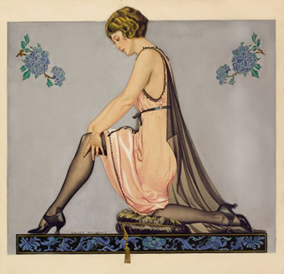 Coles Phillips : Holeproof Hosiery Company ad illustration