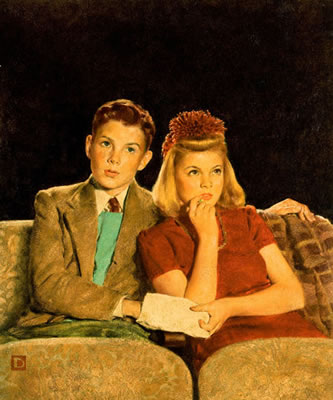 Spencer Crockwell : Saturday Evening Post cover, April 4, 1942