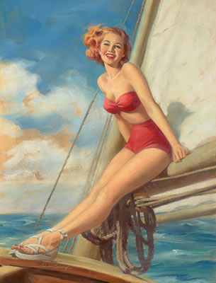 Howard Connolly : Pin-Up Sailing