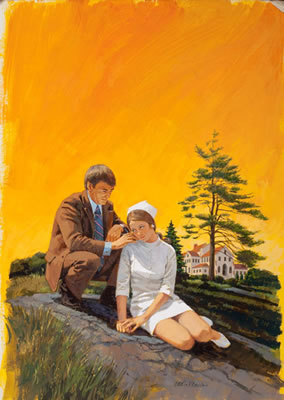 Uldis Klavins : Nurse Holly's Decision, paperback cover