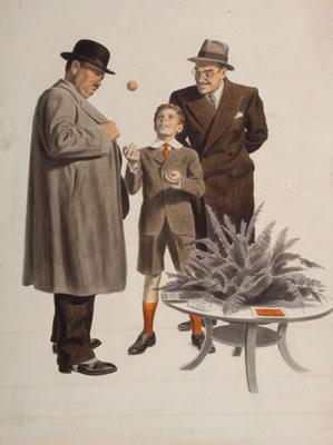 Hy Rubin : The Saturday Evening Post story illustration