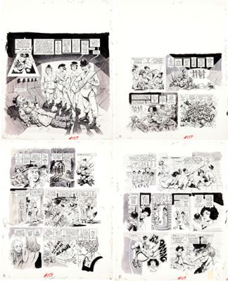 George Woodbridge : George Woodbridge MAD Magazine #159 'A Crockwork Lemon' Complete 8-Page Story Original Art