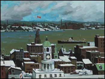 Bruno Joseph Bobak : Halifax Harbour