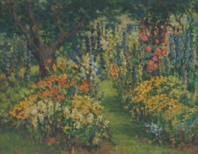 Clara L Fairfield Perry : Enchanted Garden