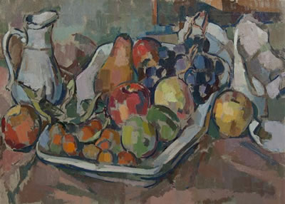 Herbert Barnett : Pears, Apples, Limes & Apricots, ca. 1953