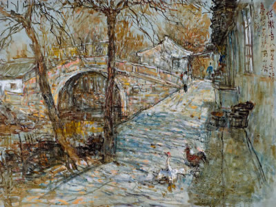 Ren Weiyin : A Bridge in Shanghai