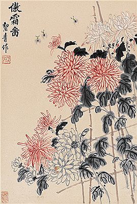 Jieqing Hu : BEE AND FLOWER