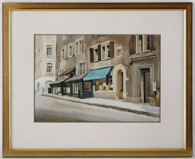 Elis Zbinden : Rue de l'Hôtel de ville