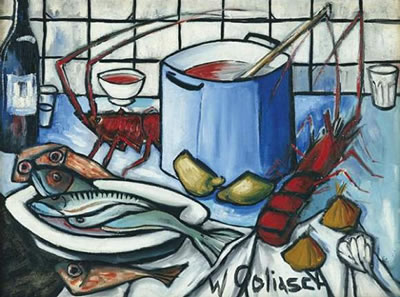 William Goliasch : En cuisine, homard et poissons