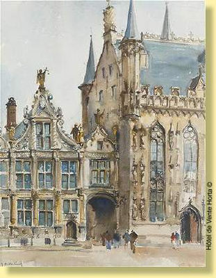 Roger Hebbelinck : Place du Saint Sang r Bruges