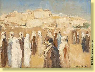 Marcel Mortier : Marché dans le Sud marocain