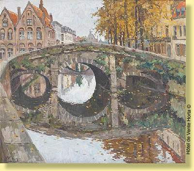 Victor Wagemaekers : Pont à Bruges