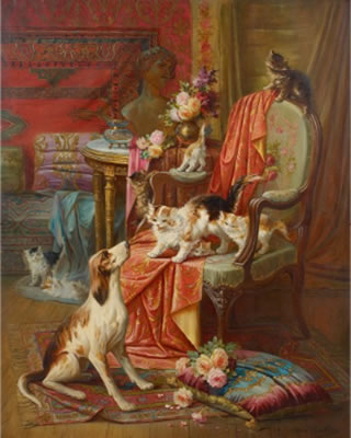 Max Albert Carlier : Les chats moqueurs