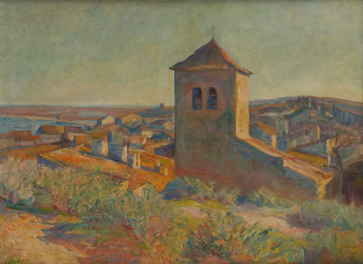 Eugène Boch : L'église du village