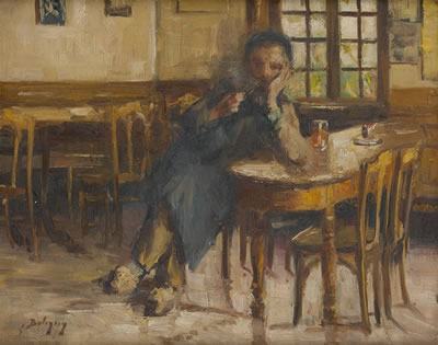 Ernest Betigny : Au bistrot