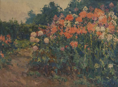 Victor Wagemaekers : Jardin fleuri