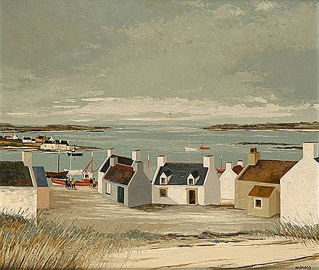 Jacques Wolmans : Port en Bretagne