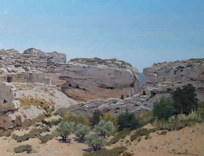 Fernand Vetcour : Paysage provençal