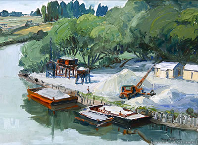 Peggy Spicer : Waikato River